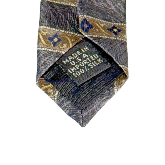 Vintage Silk Barrington Men's Neck Tie Made in USA 4" x 60" - Picture 5 of 7